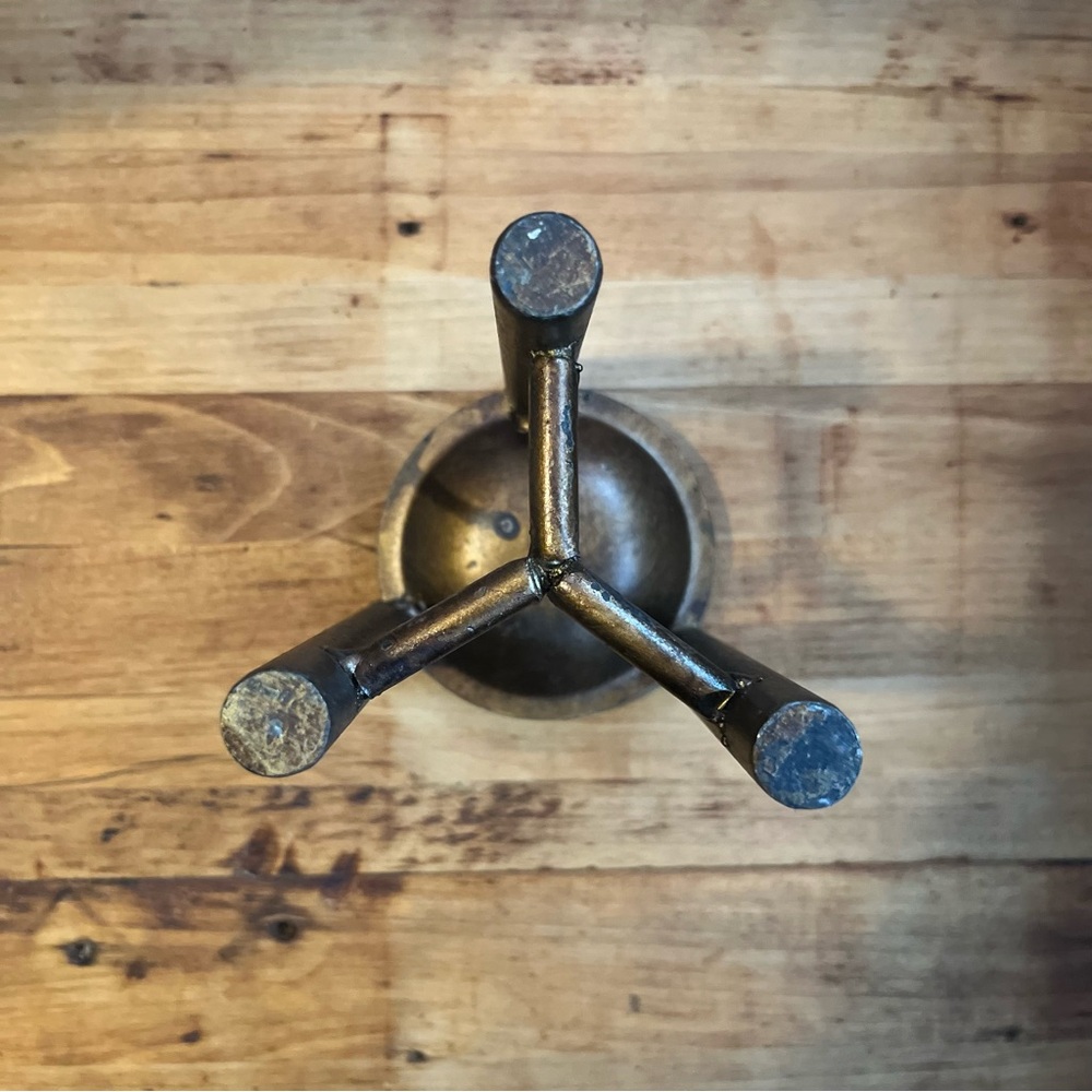 Vintage Rustic Metal Candle Holder & Oil Burner - Picture 6 of 6